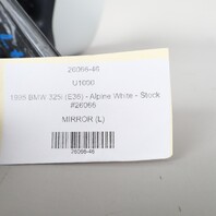 1992-1999 BMW 318i 323i 325i 328i E36 Sedan Left Door Mirror OEM 51168144407