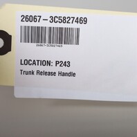 2013-2016 Volkswagen CC Trunk Release Handle Microswitch Emblem OEM 3C5827469