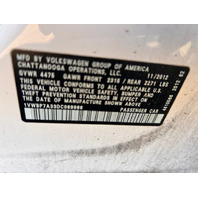 2013 VW Passat - Candy White - Stock #26068