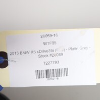 2011-2013 BMW X5 X5M E70 Left Tail Light Lid Mount 63217227793 OEM