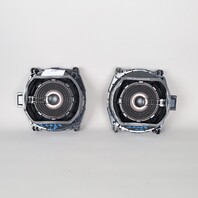 2007-2014 BMW X3 X5 Floor Speaker Subwoofer Pair Set 65139218695 OEM