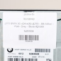 2009-2012 BMW X5 X6 Amp Amplifier Lear Hifi 65129283508 OEM