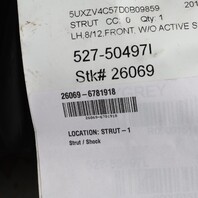 2007-2013 BMW X5 Left Front Strut Shock Spring 31326781918 OEM