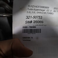 2011-2013 BMW X5 X6 3.0 N55 Turbo Turbocharger 11657583904 OEM