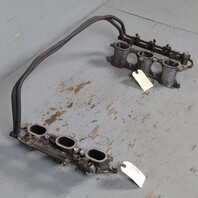 1999-2001 Porsche 911 996 3.4 Fuel Rail Inectors Intake Plenum OEM 9961101017R