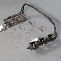 1999-2001 Porsche 911 996 3.4 Fuel Rail Inectors Intake Plenum OEM 9961101017R