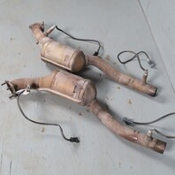1999-2001 Porsche 911 996 3.4 Exhaust Manifold Downpipe Pair Right Left OEM