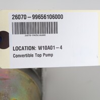 1999-2004 Porsche 911 996 Convertible Top Hydraulic Pump Motor 99656106000 OEM
