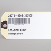 1997-2004 Porsche 911 996 Boxster 986 Headlight Switch OEM 99661353500