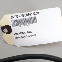 1999-2004 Porsche 911 996 Convertible Top Cover Lid Motor 99662412200 OEM