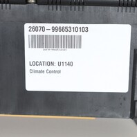 1999-2001 Porsche 911 996 Boxster 986 Climate Control Panel 99665310103 OEM
