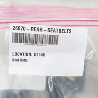 1999-2001 Porsche 911 996 Convertible Rear Seat Belt Pair 99680303301 OEM