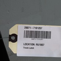 2009-2016 BMW Z4 E89 Trunk Lid Latch Locking Mechanism OEM 51247191257