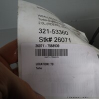 2012-2013 BMW 528i X1 X3 Z4 N20 Turbocharger OEM 11657588938