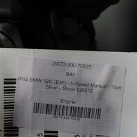 2001-2002 BMW 325i 525i Z3 M54 2.5 Engine Motor 188K Miles OEM