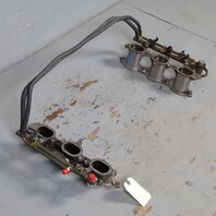 1999-2001 Porsche 911 996 3.4 Fuel Rail Inectors Intake Plenum OEM 9961101017R