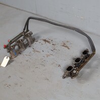 1999-2001 Porsche 911 996 3.4 Fuel Rail Inectors Intake Plenum OEM 9961101017R