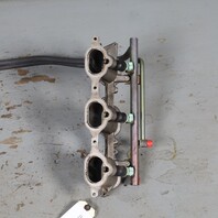 1999-2001 Porsche 911 996 3.4 Fuel Rail Inectors Intake Plenum OEM 9961101017R