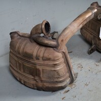 1999-2001 Porsche 911 996 3.4 Muffler Exhaust Set Pair OEM 99611112255 Bypassed