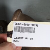 1999-2001 Porsche 911 996 3.4 Left Driver Muffler Exhaust OEM 99611112255