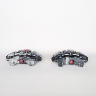 1999-2012 Porsche 911 996 Front Brake Calipers Brembo Set Pair Black OEM