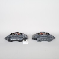 1999-2012 Porsche 911 996 Rear Brake Calipers Brembo Set Pair Black OEM