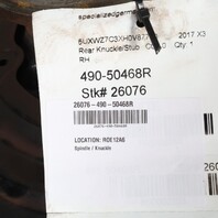 2011-2018 BMW X3 X4 Right Rear Spindle Knuckle Hub 33406797570 OEM