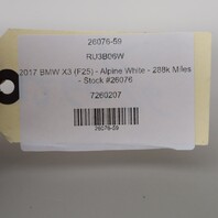 2011-2017 BMW X3 X4 Front Seat Belt Buckle 72117260207 OEM