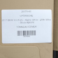 2011-2017 BMW X3 F25 Rear Trunk Cargo Cover Shade Beige 51477222208 OEM
