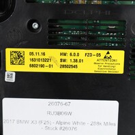 2011-2017 BMW X3 X4 Sunroof Switch Dome Light 61319289280 OEM