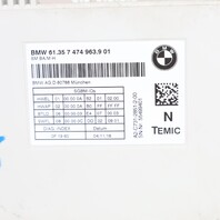 2017 BMW X3 Front Seat Control Module 61357474963 OEM