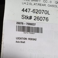 2013-2018 BMW X3 X4 2.0 Left Rear Axle Shaft CV Joint 33207598037 OEM
