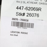 2013-2018 BMW X3 X4 2.0 Right Rear Axle Shaft CV Joint 33207598038 OEM