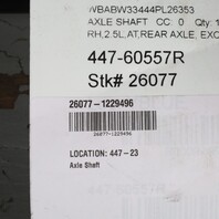 2001-2006 BMW 325i Z4 Right Passenger Rear Axle Shaft CV Joint 33211229496 OEM