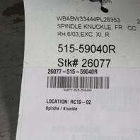 2001-2006 BMW 325i 330i Z4 Right Front Spindle Knuckle Hub 31211096430 OEM