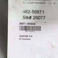 01-05 BMW 325i / 04-06 BMW X3 A/C Compressor 64526916232 OEM