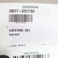 2001-2006 BMW 325ci 330ci E46 Left Front Seat Belt Buckle 72118257789 OEM