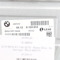 2009-2012 BMW X5 X6 Amp Amplifier Lear Hifi 65129133913 OEM