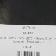 2007-2010 BMW X5 E70 Left Rear Fender Liner Rear Half OEM 51717169413