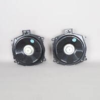 2007-2014 BMW X3 X5 Floor Speaker Subwoofer Pair Set 65139218695 OEM