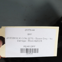 2007-2010 BMW X5 E70 3.0 Rear Differential Carrier 33107602982 OEM