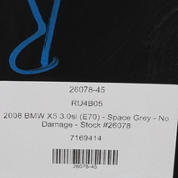 2007-2010 BMW X5 E70 Right Rear Fender Liner Rear Half OEM 51717169414
