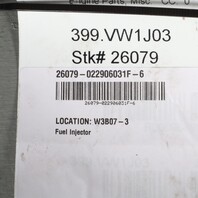 2002-2004 Volkswagen Jetta Golf GTI GLI 2.8 BDF Fuel Injector Set (6) OEM
