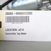1999-2004 Porsche 911 996 Convertible Top Cover Lid Motor 99662412200 OEM