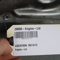 1999-2004 Porsche 911 996 Bare Engine Deck Lid Cover OEM Artic Silver