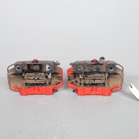 1999-2012 Porsche 911 996 Front Brake Calipers Brembo Set Pair Black OEM