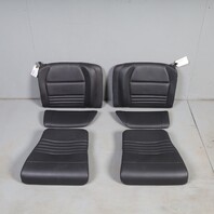2000-2004 Porsche 911 996 Convertible Rear Seat Set Upper Lower Black OEM