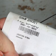 2009-2016 Audi Q5 2.0 Rear Differential Carrier KHR Code OEM 0BD500043G