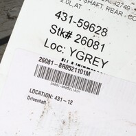 2013-2016 Audi Q5 Rear Driveshaft 8R0521101Q OEM
