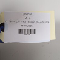 2012-2013 BMW 328i 335i Right Side View Door Mirror 51167245136 OEM